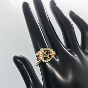 NWOT Juicy Couture Flower Ring Size 6